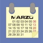 Marzo 2022: calendario con luna, lavori e semine